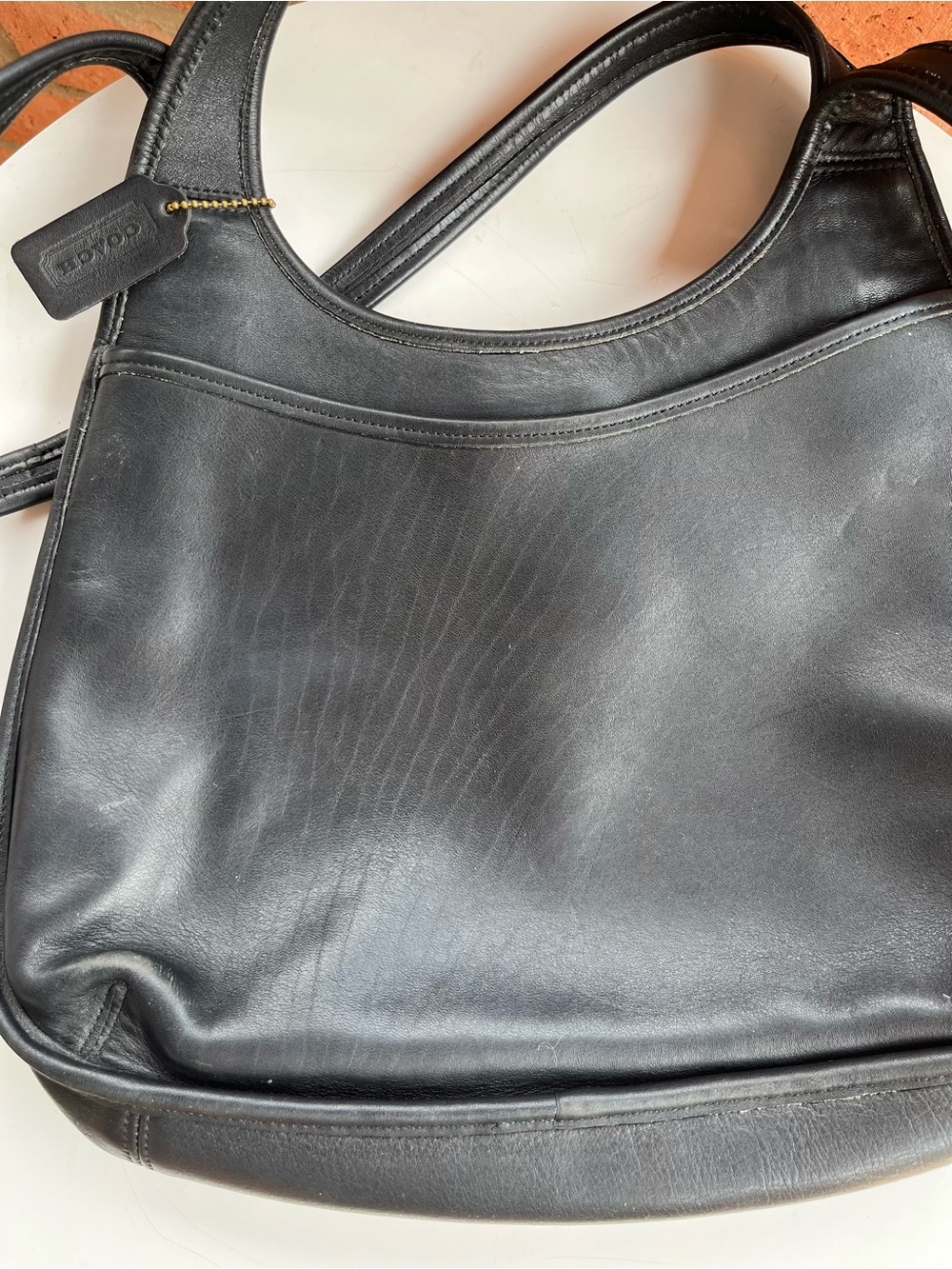 Vintage COACH Ergo Shopper Bag 9035 1998 Made In USA Black - Picture 9 of 14